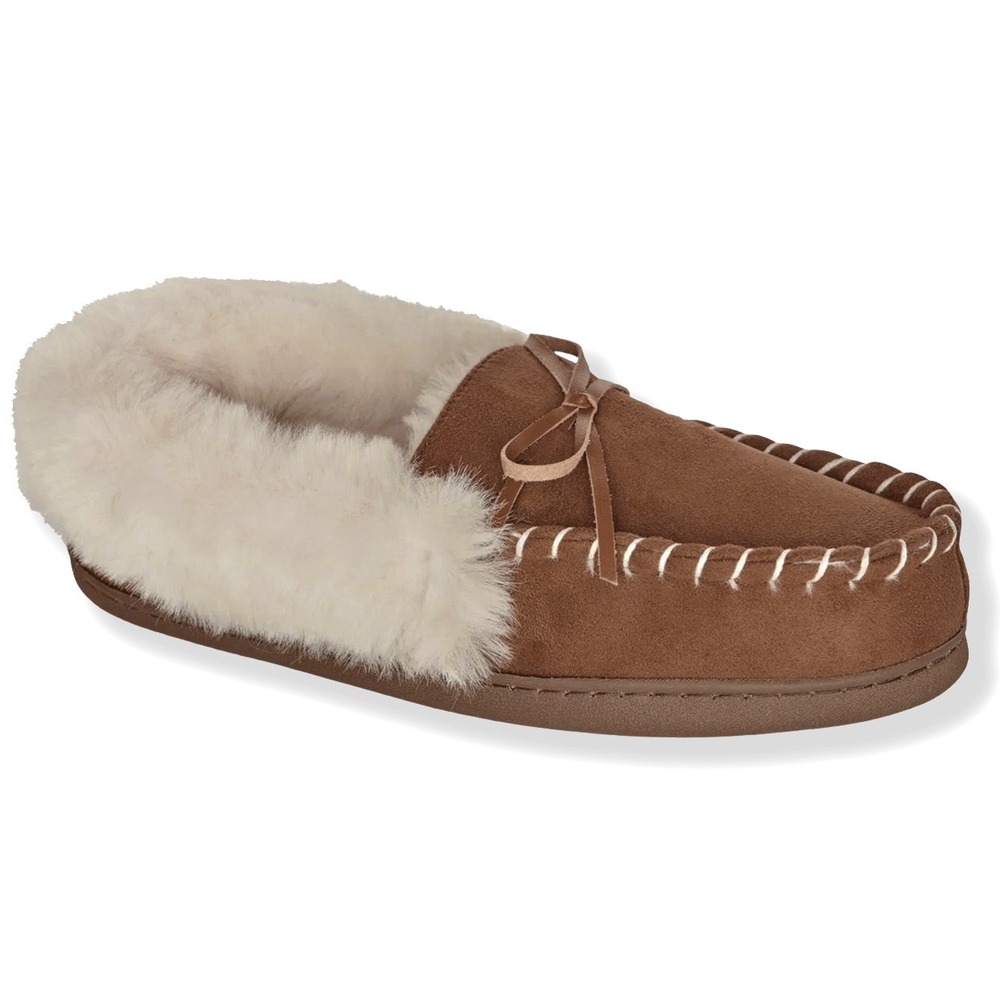 Sporto Parker Moccasin Slippers - Womens NWT Large (9-10) Tan - #45515-K1
